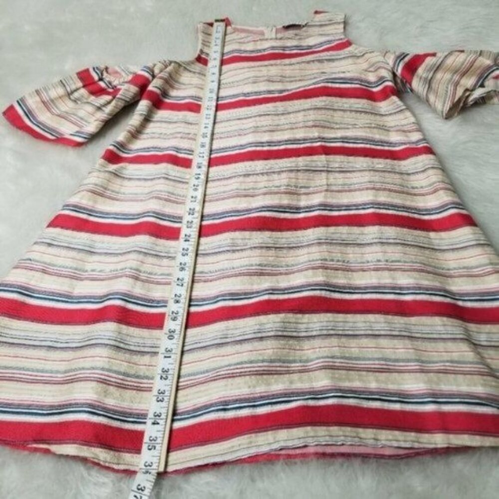 Tanya Taylor Nola Stripe Statement Flutter Sleeve… - image 7